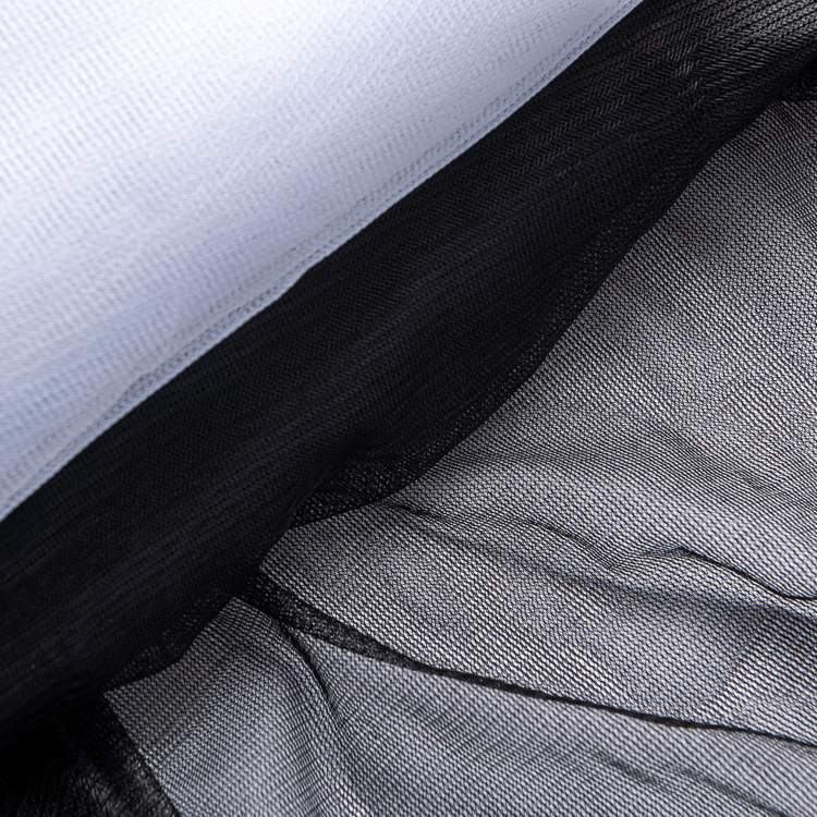 现货特立可特复合微弹网布面料汽车防蚊遮阳纱窗网布40D涤纶平布