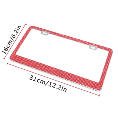 Diamond License Plate Frame, License plate holder/license plate holder
