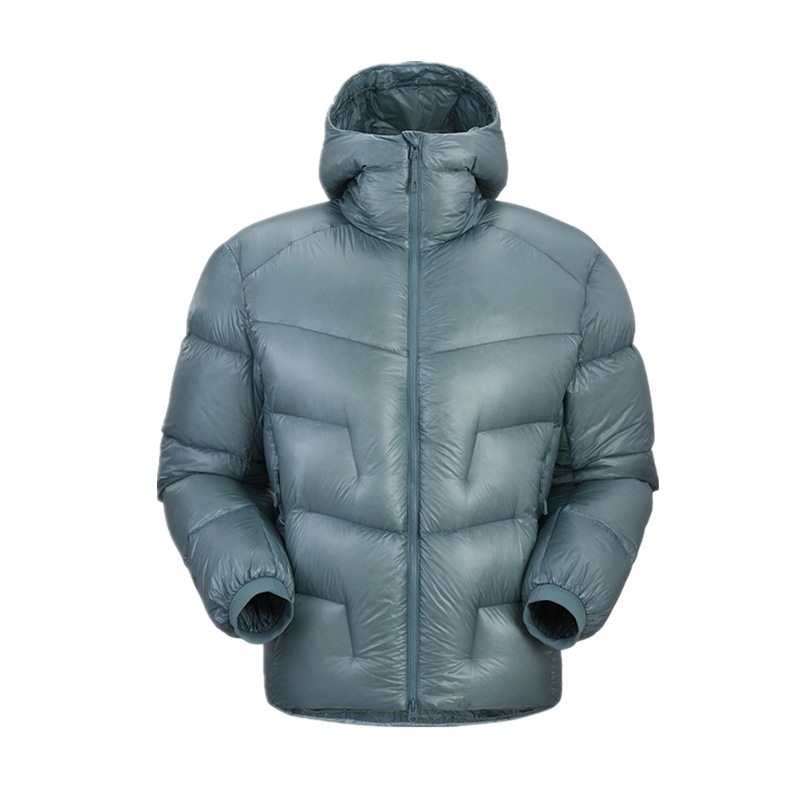 太阳石同款5000GT鹅绒服户外运动雪山加厚天池蓝羽绒服男|undefined