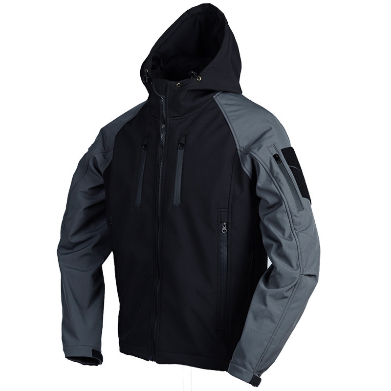 Cross-Border New Model Sp2 Assault Softshell Jacket for Military Enthusiasts, Outdoor Tactical Fleece Windbreaker, Sharkskin Storm Jacket in Stock