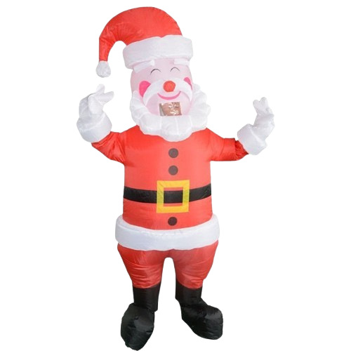 Transfronterizos nuevos trajes de Navidad de Papá Noel Gingerbread Man fiesta cos escenario disfraz accesorios ropa inflable