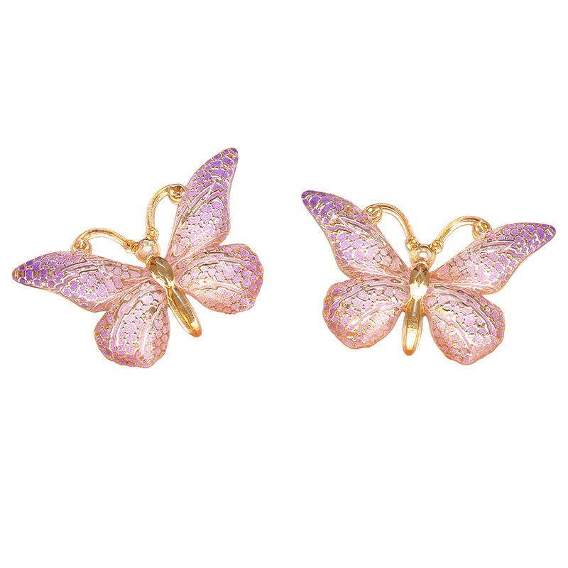 Colgante de mariposa transfronteriza de color creativo de personalidad acrílico europeo y americano bolsas de auriculares bolsas de decoración accesorios