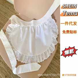 女仆围裙可爱公主风软妹洛丽塔日常围兜中华小厨娘洛丽塔元素
