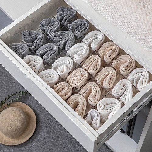 Drawer divider panties socks lipstick cosmetics dressing table classification storage home artifact acrylic transparent