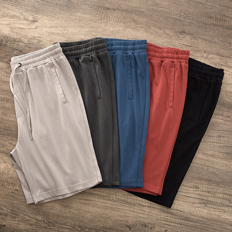 Summer shorts fashion brand large size men's casual pants plus fat loose size men's sports pants five-color optional D2039