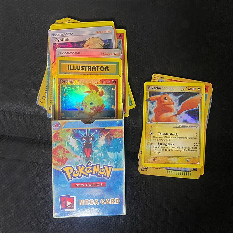 PTCG Charizard Black Spray Versión en inglés (EE. UU.) Colección 3 Guía Ilustrada Versión Japonesa Tarjeta Flash en inglés Tarjeta Láser