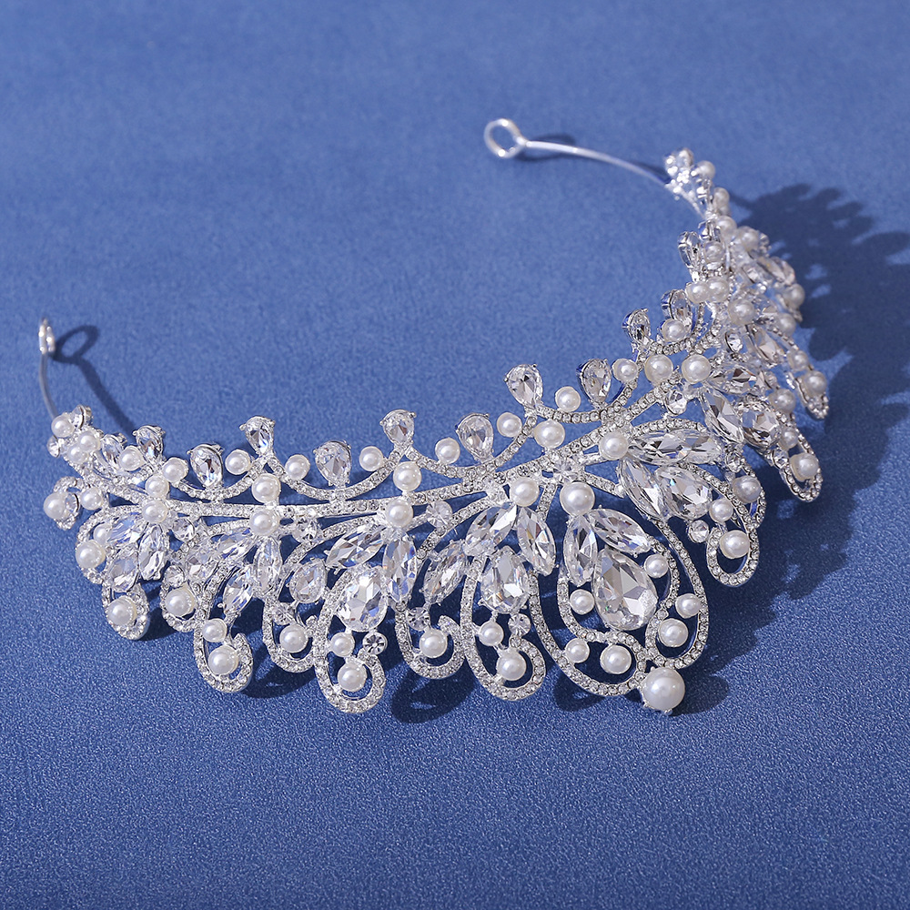 新娘珍珠水晶皇冠