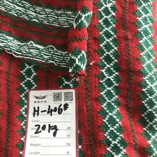 现货供应服装加厚针提花毛线面料 肌理感舒适针织休闲服装布料