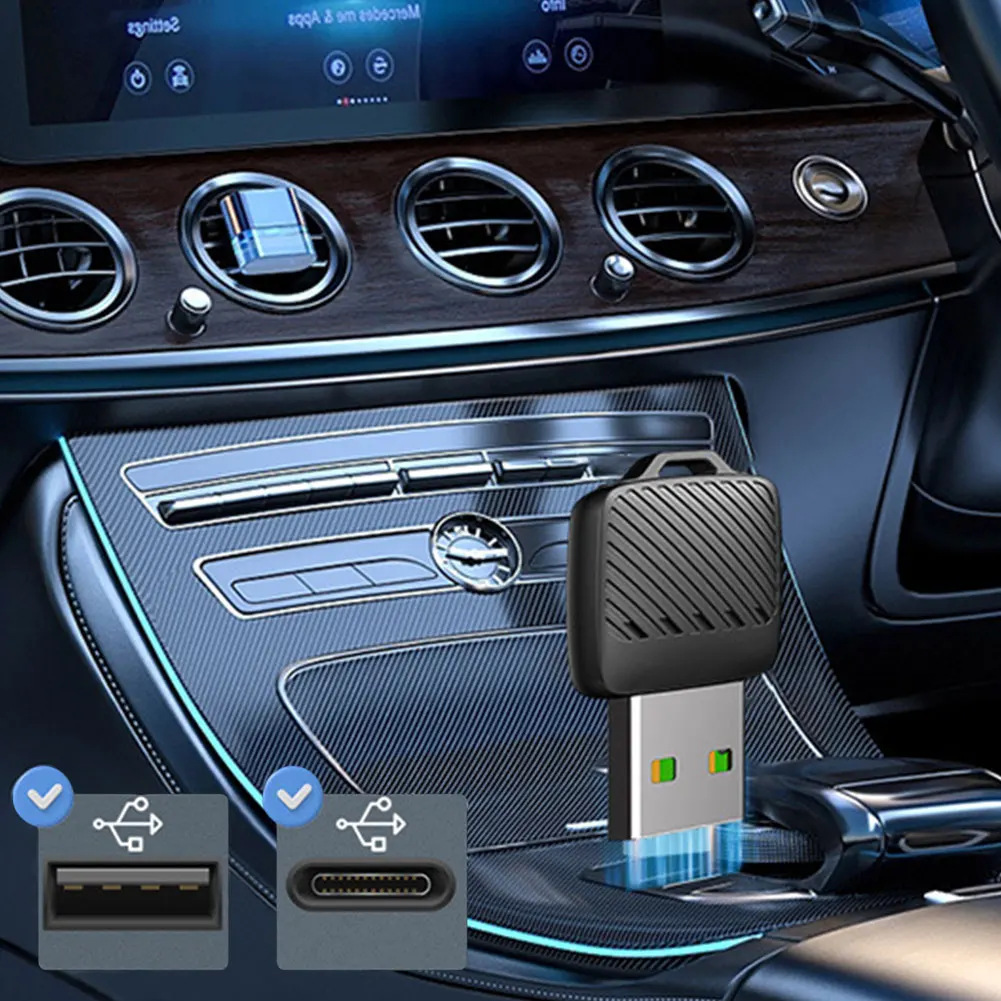 Cross-Border Wired-To-Wireless Carplay Box for Smart Car Connectivity, Apple Android Auto