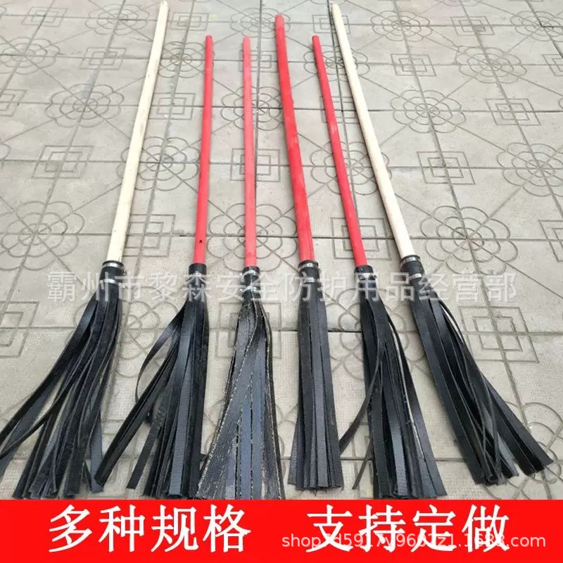 森林消防打火把灭火拖把白蜡杆二号灭火工具橡胶条双卡箍打火鞭棍