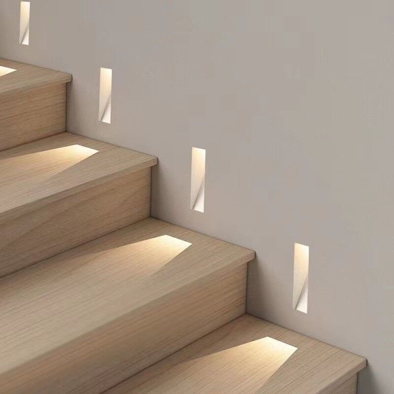 Borderless Led Foot Lamp Embedded Human Body Sensor Foot Lamp Corner Hotel Step Staircase Cob Aisle Light