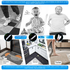 Cross-border new product [8-piece set carpet anti-slip mat double-sided anti-slip carpet pad straight floor mat home use original factory]