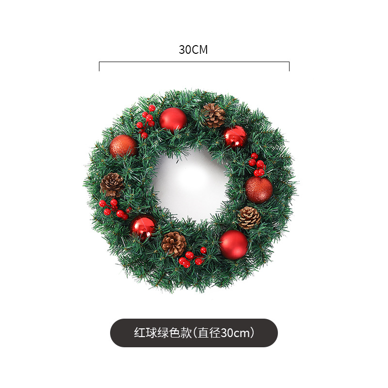 Amazon popular guirnalda de Navidad ratán 40/50/60cm decoración de Navidad Garland decoración escena diseño