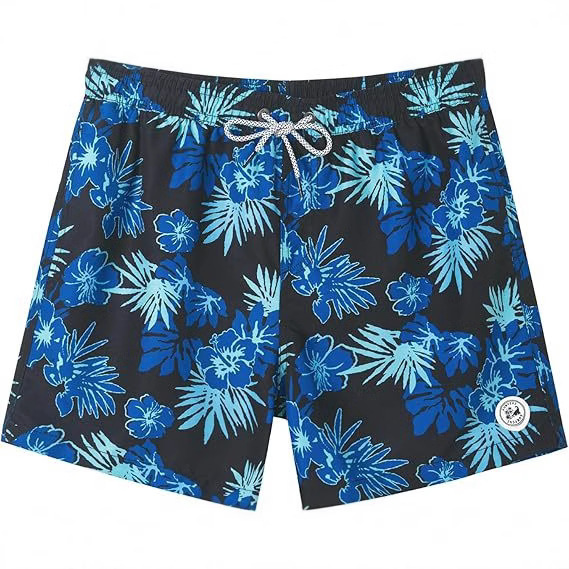 Men's Swim Trunks 5 Inch Swim Shorts Quick Dry Men's Swimwear Beach Shorts Mesh Lined Swim Trunks