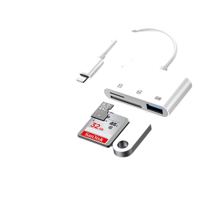 Apple 携帯電話 Type-C から SD TF CF カメラ多機能 USB 多機能カードリーダー 3 イン 1 に適しています。|undefined