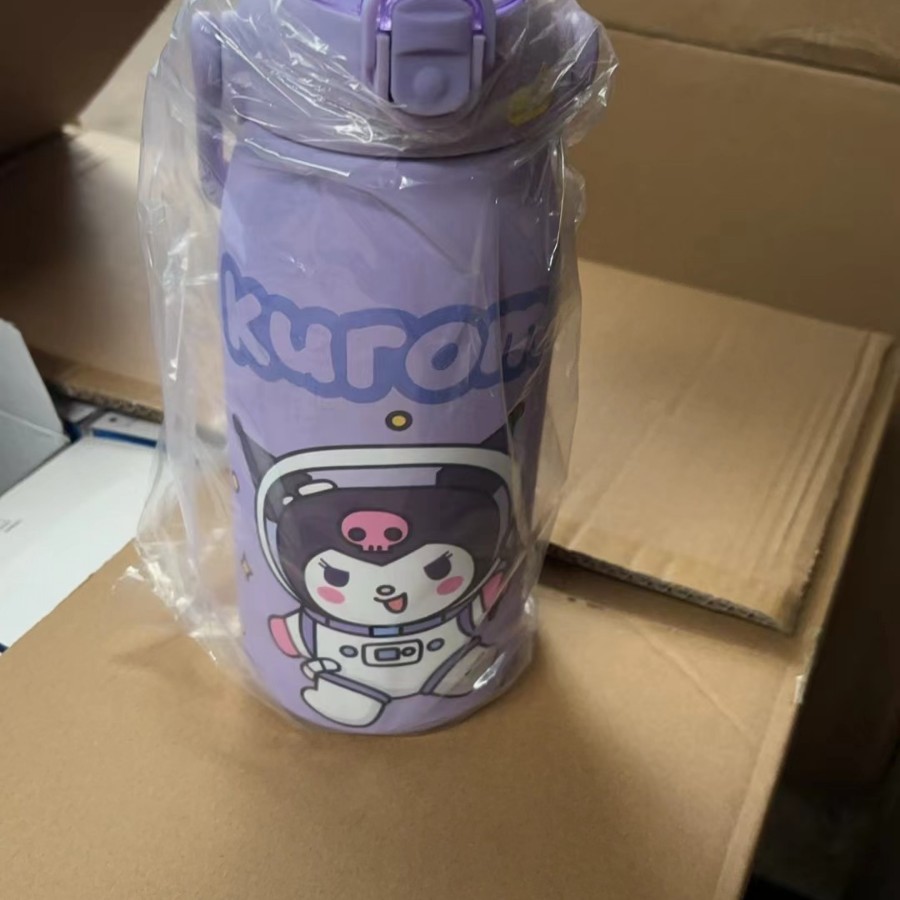 Cruzar la frontera caliente de gran capacidad olla grande de acero inoxidable taza de aislamiento elástico tapa olla portátil con paja taza de agua al aire libre