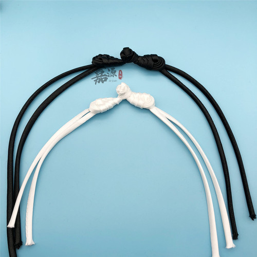 Long-tailed cloth pipa buckle new style satin apricot buttoned plate buckle ready-made material plus plate buckle cheongsam ethnic style buckle Tang suit button 
