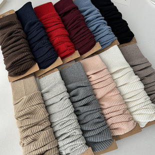 Soft glutinous skin-friendly cashmere socks white leggings South Korea ins foot cover college style JK pile socks fashion
