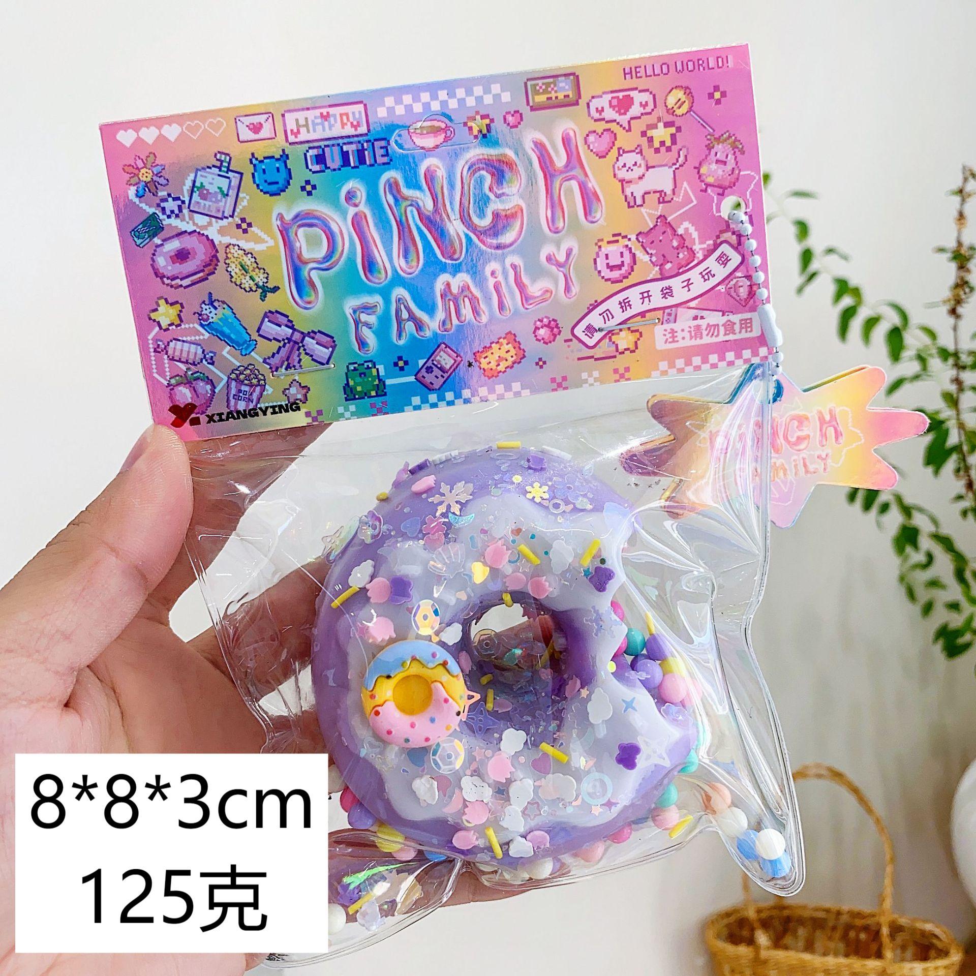 Juguete antiestrés suave tipo donut, un mágico juguete antiestrés suave.