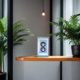 源头工厂私模RGB幻彩灯光长续航透明蓝牙音箱透明音箱