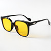 Square fashionable sunglasses, glasses, Korean style, internet celebrity