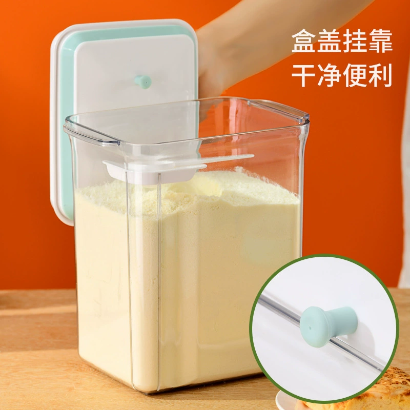 Rectangular storage system, plastic milk powder, банка для хранения