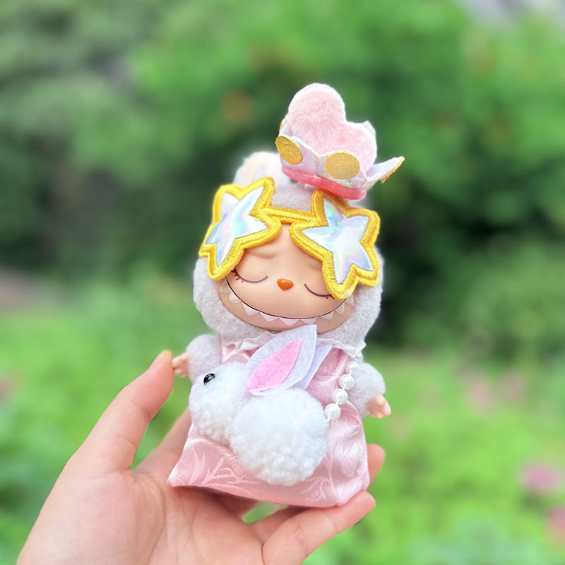 服のみ】第二世代ブラインドボックス ラブブ服 エポキシ樹脂製顔飾り ラブブ シットシットパーティーシリーズ ベビー服 可愛い|undefined