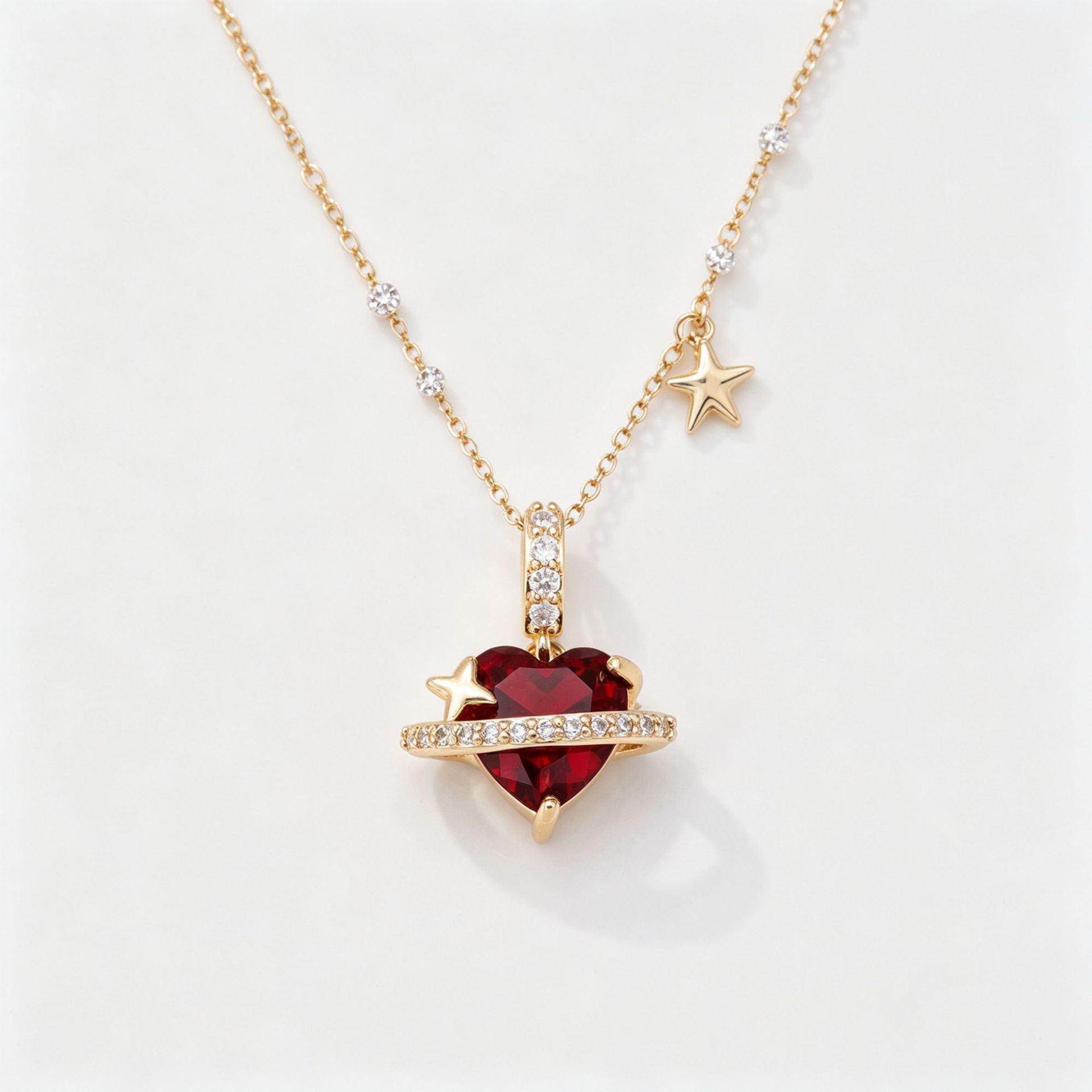 Mai Aymi Valentinstag 26 Buchstaben Halskette Dopamin Mädchen Cross-Border Independent Site TK Europa Amerika Amazon Kupfer-Zirkonium Kette