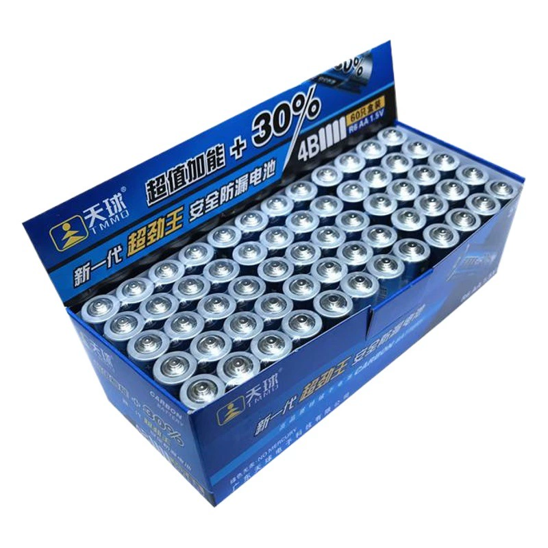 Батарея Tianqiu No.5 No.5 AA 1,5 V No.7 AAA7 Игрушка с дистанционным управлением Сверхпрочная сухая угольная батарея King без ртути