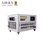 大泽动力TOTOY12 12KW汽油发电机组智能自启动水冷四轮低噪音箱式
