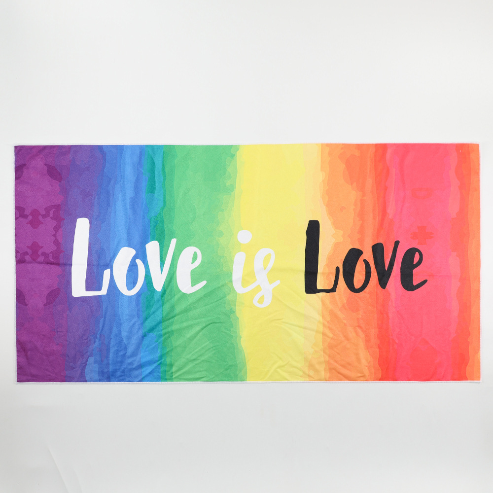 Spot al por mayor toalla de playa de tela de hormiga impresa de gran tamaño toalla deportiva al aire libre de secado rápido que absorbe el sudor