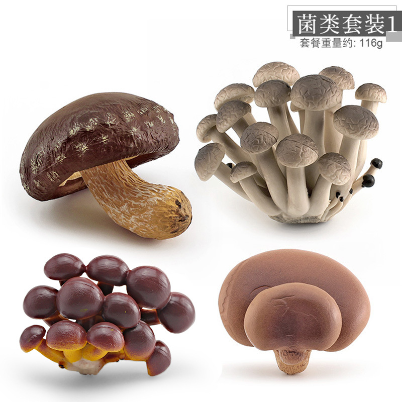 Simulación transfronteriza Hongo modelo seta blanco veneno crema de ganso seta venenosa cuerda paraguas adornos