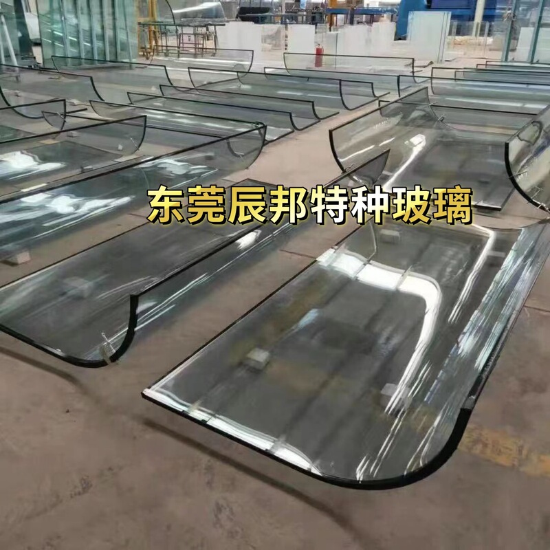 Curved Tempered Glass, Maximum Arc Length 8m Height 4m