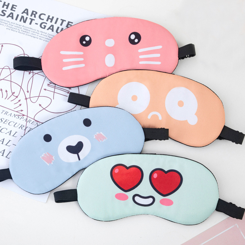 Cute summer adjustable sleep mask for traveling