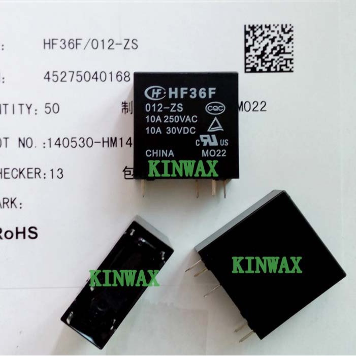HF36F/048-HS 10A/250VAC一组常开HF36F 继电器