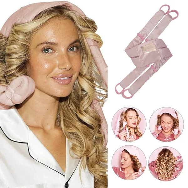 Amazon's New Octopus Lazy No-Heat Curling Iron, No-Heat Curling Sleep Artifact, Big Wave Hair Curler