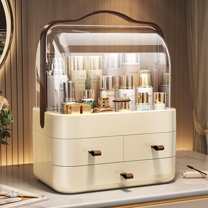 Cream White-Large 3-Layer