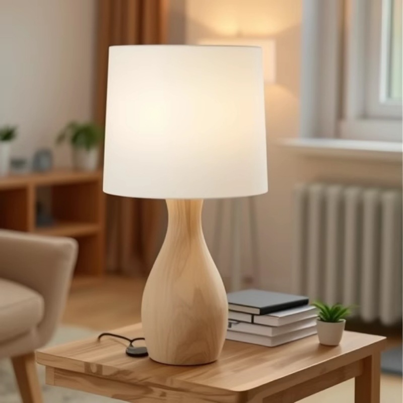 Retro simple lámpara de piso de madera silenciosa de estilo japonés de diseño sala de exposiciones de hotel residencial sala de estar dormitorio luces de hotel