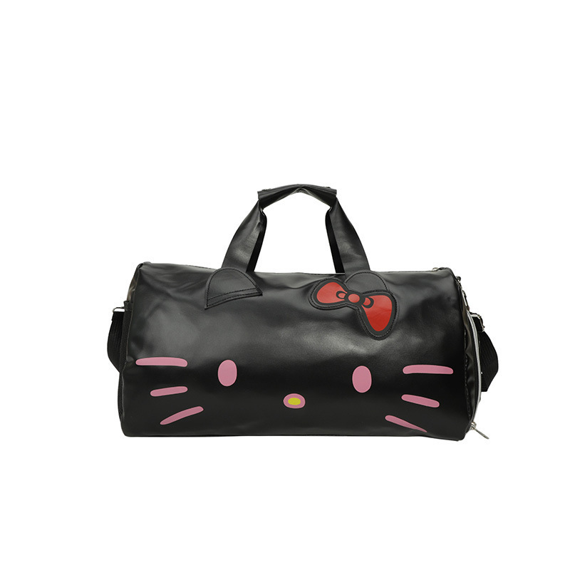 HelloKitty卡通旅行包开学季学生单肩大包包可爱凯蒂猫女生健身包|undefined