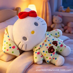 Большая мягкая игрушка Hello Kitty в пижаме
