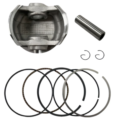 Piston, piston ring, piston pin for Suzuki GN150 EN150