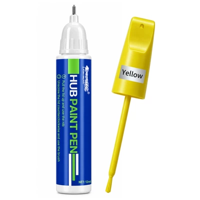 Avtomobil boya qələmləri: White and Black Scratch Repair - 12ml-car-touch-up-pen-yellow