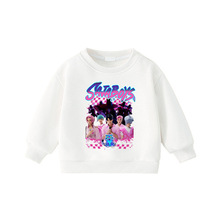 动漫卡通风SAJA BOYS猎魔男团长袖卫衣K-POP猎魔女团印花保暖上衣