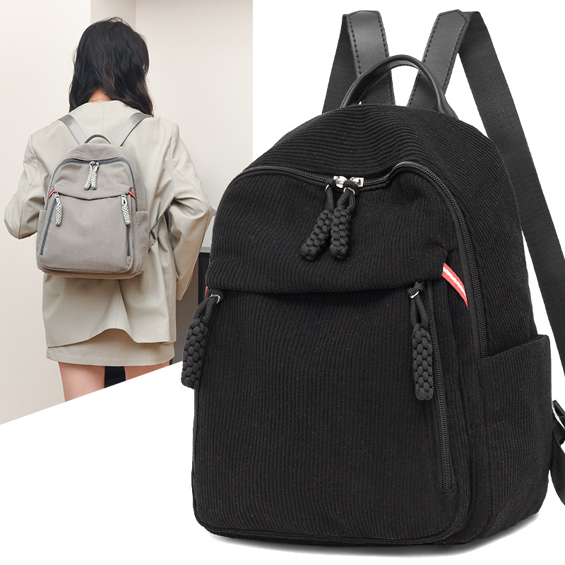 durable universal solid color backpack