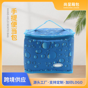 Outdoor Picnic Lunch Box Insulated Bag Portable Insulated Bag Aluminum Foil Large Capacity Insulated Picnic Bag Cross-Border
