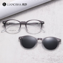 新款套镜二合一时尚设计感墨镜小红书同款街拍太阳防紫外线潮眼镜