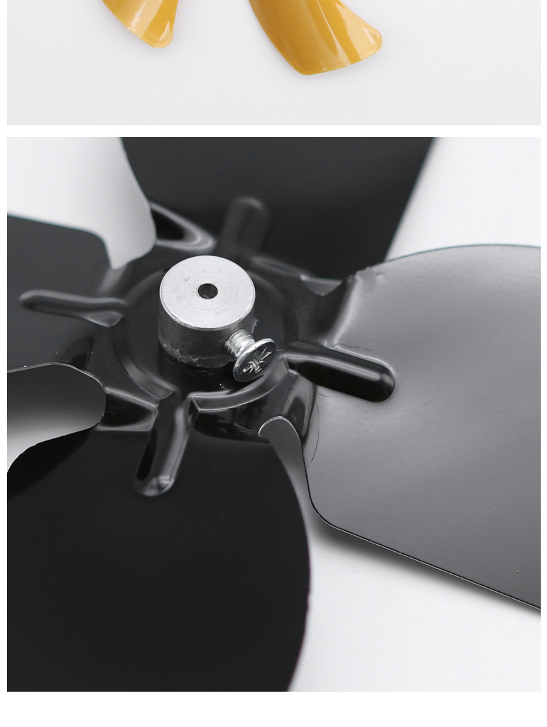 Car fan accessories maple leaf car forklift electric fan blade tricycle electric fan blade car 11 inch clip