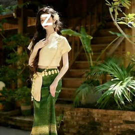 吊带背心;半身裙;女式牛仔裤