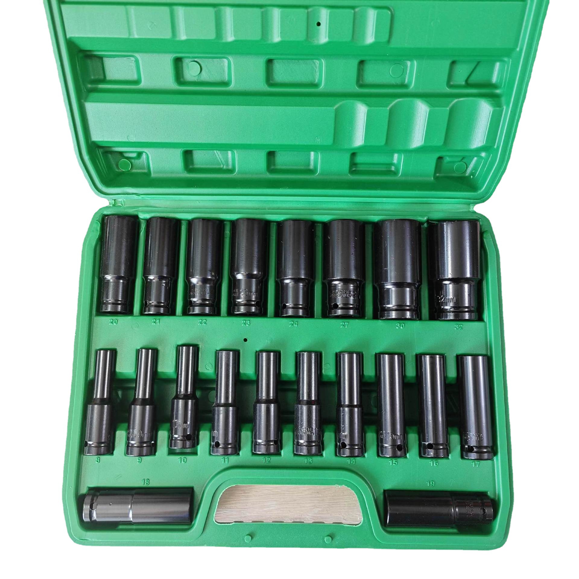 电动扳手套筒棘轮套筒扳手加长六角套筒汽修套筒工具套装