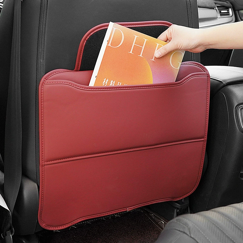 Автомобильное сиденье анти-удар коврик мешок для хранения универсальная кожа анти-удар мешок для защиты салона автомобиля оптом